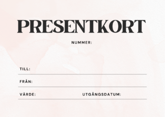 Presentkort Smycken
